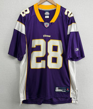 MINNESOTA VIKINGS Jersey L Adrian Peterson REEBOK NFL Equipment #28 Purple picture