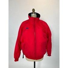 VTG 90s Columbia Reversible Puffer Jacket Red Black Ski Winter Coat picture