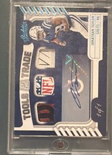 Jonathan Taylor, 1/1 Tools Of Trade, Nfl Shield Football Leather Patch Auto picture