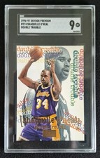 1996-97 SkyBox Premium Shaquille O'Neal Double Trouble #274 SGC 9 picture