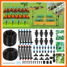 250FT Drip Irrigation Kit – 2026 New Quick-Connect Micro Irrigation System wi... picture