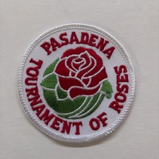 Pasadena Tournament of Roses Embroidered Patch Rose Parade Souvenir Logo picture