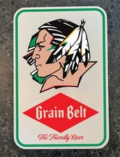 UND Fighting Sioux & Grain Belt logo 12