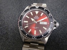 Orient Kamasu Sunburst Red dial Sapphire Crystal Automatic movement bracelet picture