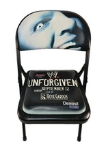 WWE WWF Unforgiven 2004 Pay Per View Ringside Collectible Folding Chair  picture