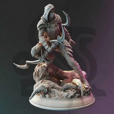Female Drow Ranger Miniature - Exrin Nvata, Scout of Swamps - DM Stash 75mm picture