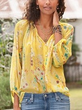 SUNDANCE CATALOG Megan's Sweet William Silk Blouse Small picture