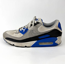 Nike Air Max 90 Hyper Royal DM0029-112 Mens Size 8 Grey Blue Sneakers picture