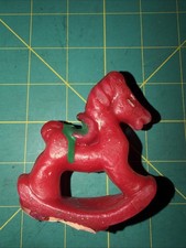 Vtg Wayside Rocking Horse Novelty Candle Unlit picture