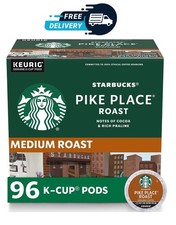 Starbucks K-Cup Coffee Pods Pike Place Roast 96 Pods Medium Roast picture