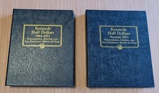 2 Classic Whitman Kennedy Half Dollar Albums #9127 & #5045, 1964-2002, 2003-2026 picture