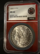 1883 O $1 MS 62 EDC NGC picture