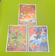 Pokémon TCG 30th celebration PROMO set Treecko 055 Torchic 056 Mudkip 057. NM. picture
