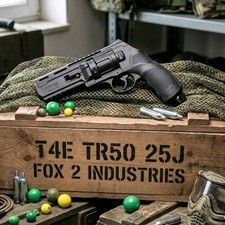 Umarex T4E TR50 Gen 2 (2292176) CO2 Paintball Marker Revolver - New/Modified 25J picture