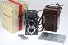 [EXC+] Rollei Rolleicord V TLR 120 Camera Xenar 75mm f/3.5 w/Box, Case, & Manual picture