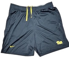 Nike Pitt Panthers On-Field Dri-FIT Shorts Men’s XL Black Yellow NCAA picture