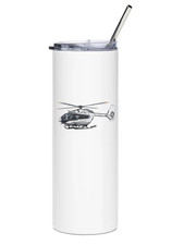 Airbus H145 Stainless Steel Water Tumbler with straw - 20oz. picture