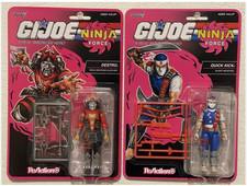 Super7 GI Joe Ninja Force DESTRO & QUICK KICK 3.75
