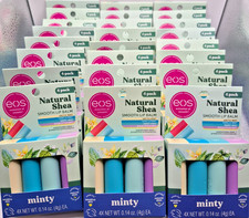 eos Natural Shea Smooth Lip Balm, Minty, Variety 4 Pack - LOT OF 24 picture