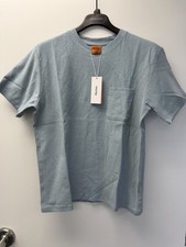 Rhythm Vintage Terry T-Shirt Color Blue Size L picture