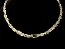 Figarope Milano 24in 5MM Italy 925 stamped silver premium finish Brand New picture