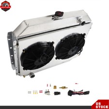 4 Row Radiator Shroud Fan For 1966-1979 Ford F100 F150 F250 F350 Bronco Pickup picture