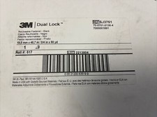 3M Dual Lock Reclosable Fastener  - BLK, SJ3751 3/4