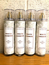 Bath & Body Works WHITE JASMINE Fine Fragrance Mist Spray Brand New (QTY 4) picture