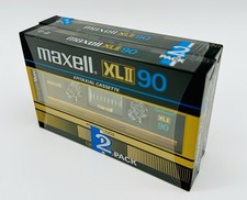 Vintage Maxell UD XLII 90 Cr02 Epitaxial Blank Cassette Tape 2 Pack Sealed NOS picture