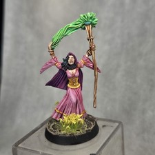 Painted Dungeons & Dragons Pathfinder 28mm Fantasy Female Wizard Mage Princess picture