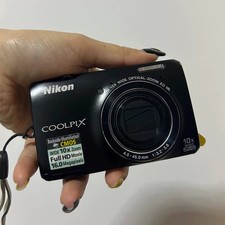 Nikon COOLPIX S6300 Digital Camera 16.0MP 10X Optical Zoom Black Face Detection picture