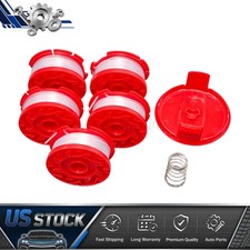 5x String Trimmer Spool Line 1x Cap 1x Spring For Craftsman CMCST900 CMZST065 picture