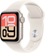 Apple Watch SE 3 40mm Starlight Aluminum - Starlight Sport Band MEH34LW/A picture