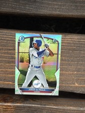 Josue De Paula 2023 Bowman Chrome Lunar Glow Refractor QTY AVAIL DODGERS RC SP picture