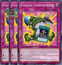 Yugioh 3x Foolish Graverobber BETB-EN070 Common 1st Ed NM picture