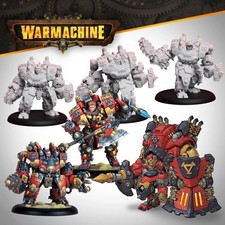 Warmachine - Khador Annihilators - Command Cadre - Brand New picture