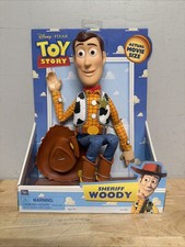 Disney Pixar Toy Story Sheriff Woody Actual Movie Size Figure Thinkway Toys New picture