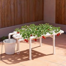 VEVOR Hydroponics Growing System Kit 1-Tier 36 Sites Sun & Light Blocking UPVC picture