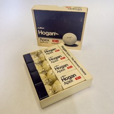 NOS Vintage AMF Ben Hogan Apex Balata Golf Balls Dozen Box Custom Berkey Film picture