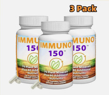 3 Pack Immuno 150, Immune Support Supplement, Packed with 70 Plant Minerals picture