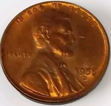 1955 D Lincoln One Cent Gem BU Red Penny-Very Clean Deep Red Color-Free Post picture