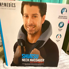 HoMedics Shiatsu Kneading Heated Neck & Shoulder Massager 8-Head NMS-240HB-2 picture