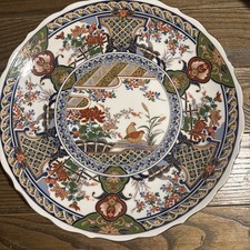 Huge Japanese Imari Serving Plate Old (Ko-Imari) rare and beautiful antique picture