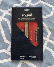 Crucial Ballistix 64GB (2x32GB) DDR4 3200MHz CL16 Desktop RAM BL2K32G32C1 picture