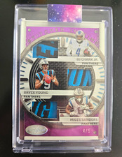 Panini 2023 Certified Stitches in Time Triple SITT-4 Mirror Purple Etch #4/5 picture