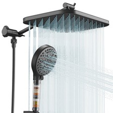 JOMOO Filtered High Pressure Shower Head Combo 10 Spray 11.6