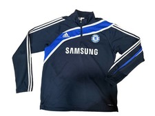 Adidas Chelsea FC 2009/10 Training Top Samsung Clima365 1/4 Zip M 40/42 picture