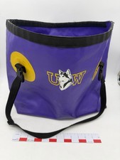 Vintage UW Huskies Waterproof Large Bucket Bag Made In USA Purple Washington picture