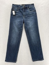 KUT From The Kloth Elizabeth Fab Ab Straight Leg Jeans Womens 6 Blue Med Wash picture