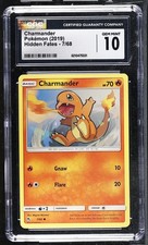 2019 Pokemon Charmander 7/68 Hidden Fates CGC 10 Gem Mint picture
